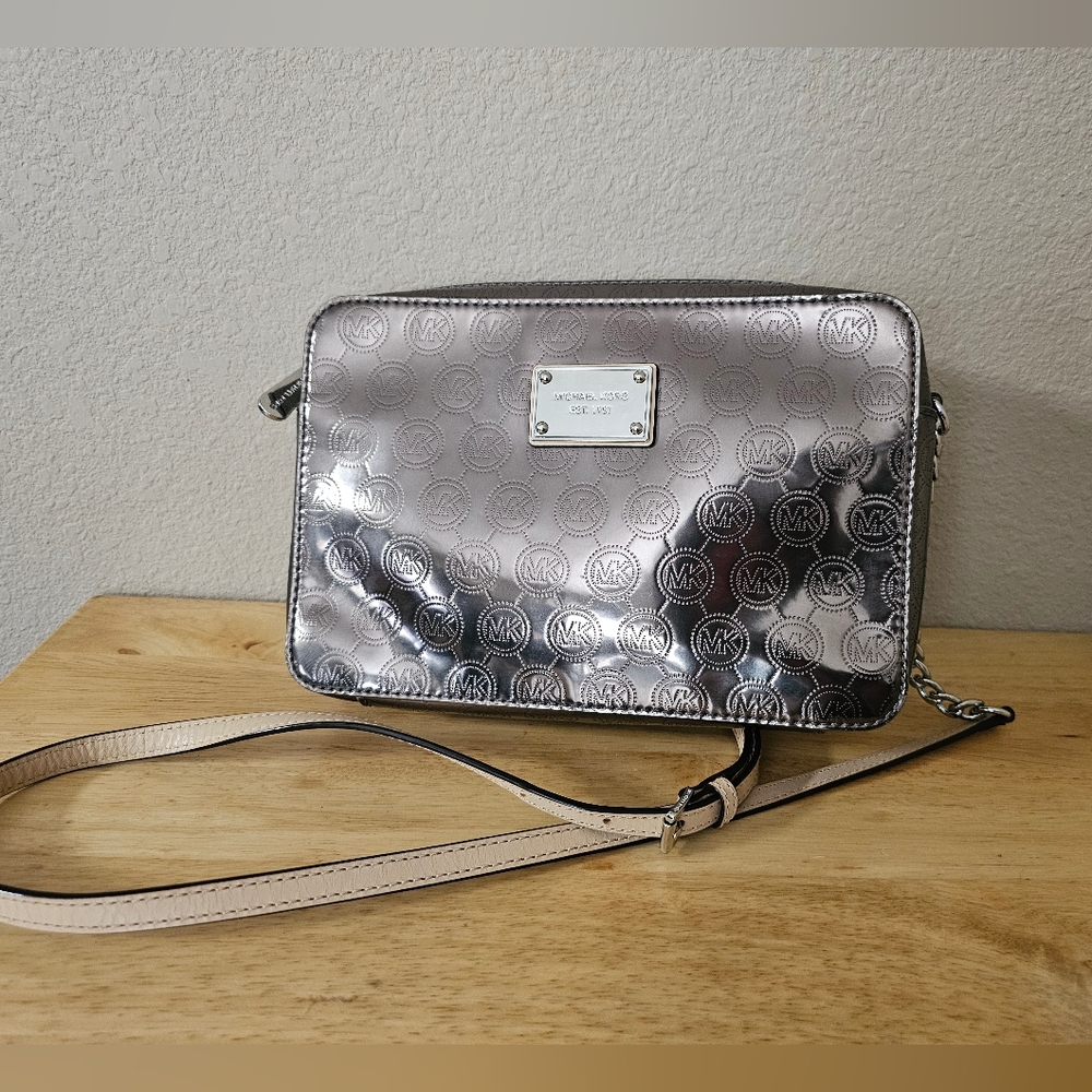 Michael Kors Metallic Jet Set Crossbody